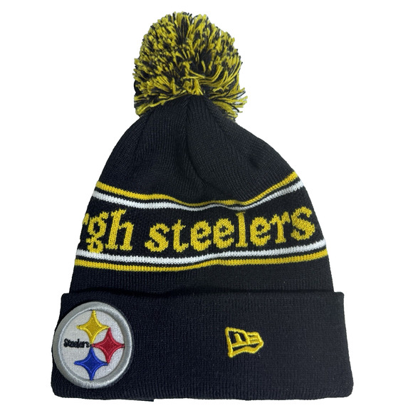 Pittsburgh Steelers For Child New Era Knit Hat Beanie Winter Stocking Hat - Picture 2 of 6